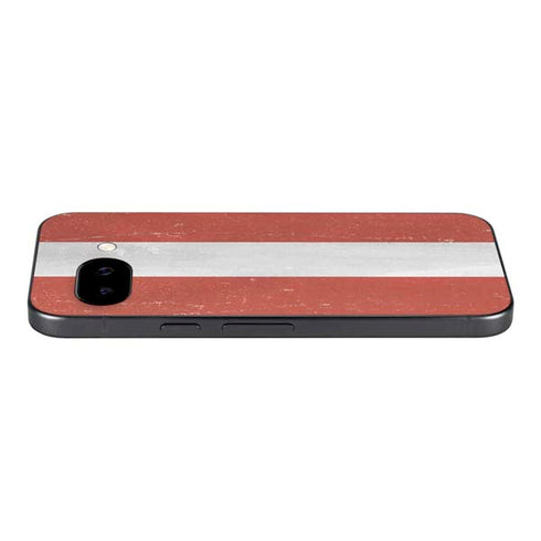 Latvia Flag Distressed Google Pixel 9a Skin